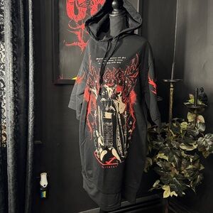 Killstar Black and Red Occult Hoodie